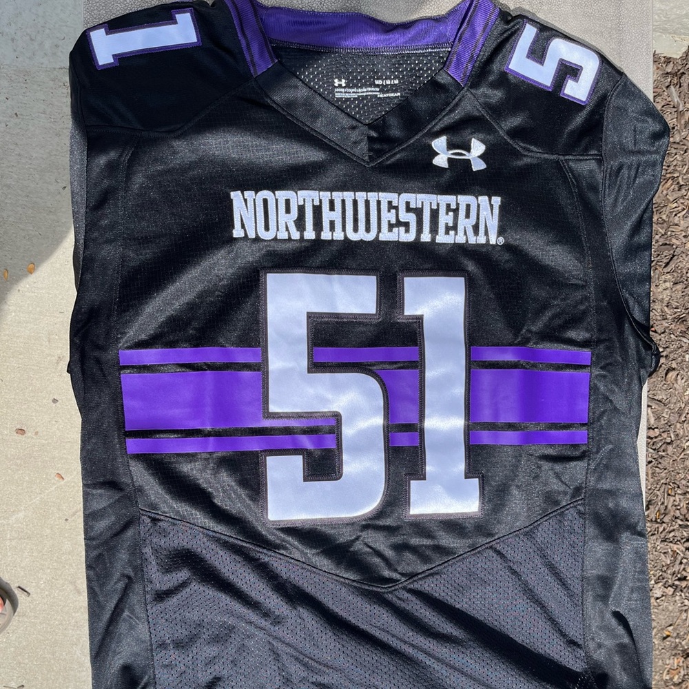 Northwestern football jersey (medium)